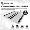 Black Ice  7' 10" Snowmobile Trailer Ski Guides for Friction-Free Loading - 2 of 4