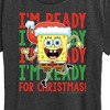 Women's - SpongeBob SquarePants - I'm Ready For Christmas Short Sleeve Graphic T-Shirt - 2 of 4
