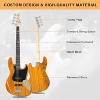 GLARRY 4 String GJazz Electric Bass Guitar Full Size Right Handed with Guitar Bag, Amp Cord and Beginner Kits - 2 of 4
