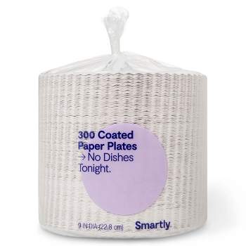 Coated Disposable Paper Plates - 9" - Smartly™