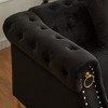 Hybition 2 Piece Velvet Chesterfield Button-Tufted Sofa Sets for Living Room - 4 of 4