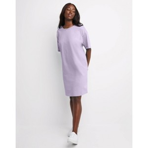 Hanes Essentials Women's T-Shirt Dress, Cotton - 1 of 4