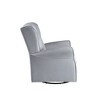 Fabric Glider Chair with Swivel, Comfortable Foam-Filled Accent Chair - 4 of 4