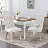 CENGHU Modern Upholstered Dining Chairs Set of 2, High-end Tufted Solid Wood Kitchen Side Chairs with Wood Legs Nailhead Trim - 2 of 4
