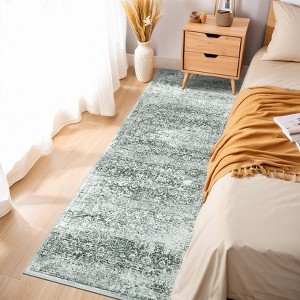 Area Rug Vintage Boho Rugs, Washable Print Indoor Rug Traditional Decorative Floor Carpet Non Slip Carpet Rug for Living Room Bedroom Entryway - 1 of 4
