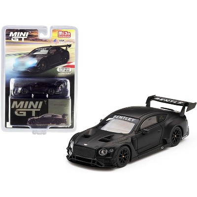 Bentley Continental GT3 (RHD) Test Car (2018) Matt Black Ltd Ed 1800 pcs 1/64 Diecast Model Car by True Scale Miniatures