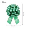 Unique Bargains Christmas Wedding Car Basket Gift Wrapping Large Organza Pull Bow 2 Pcs - 2 of 4