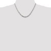 Black Bow Jewelry 4.25mm, Sterling Silver, Solid Byzantine Chain Necklace - 2 of 4