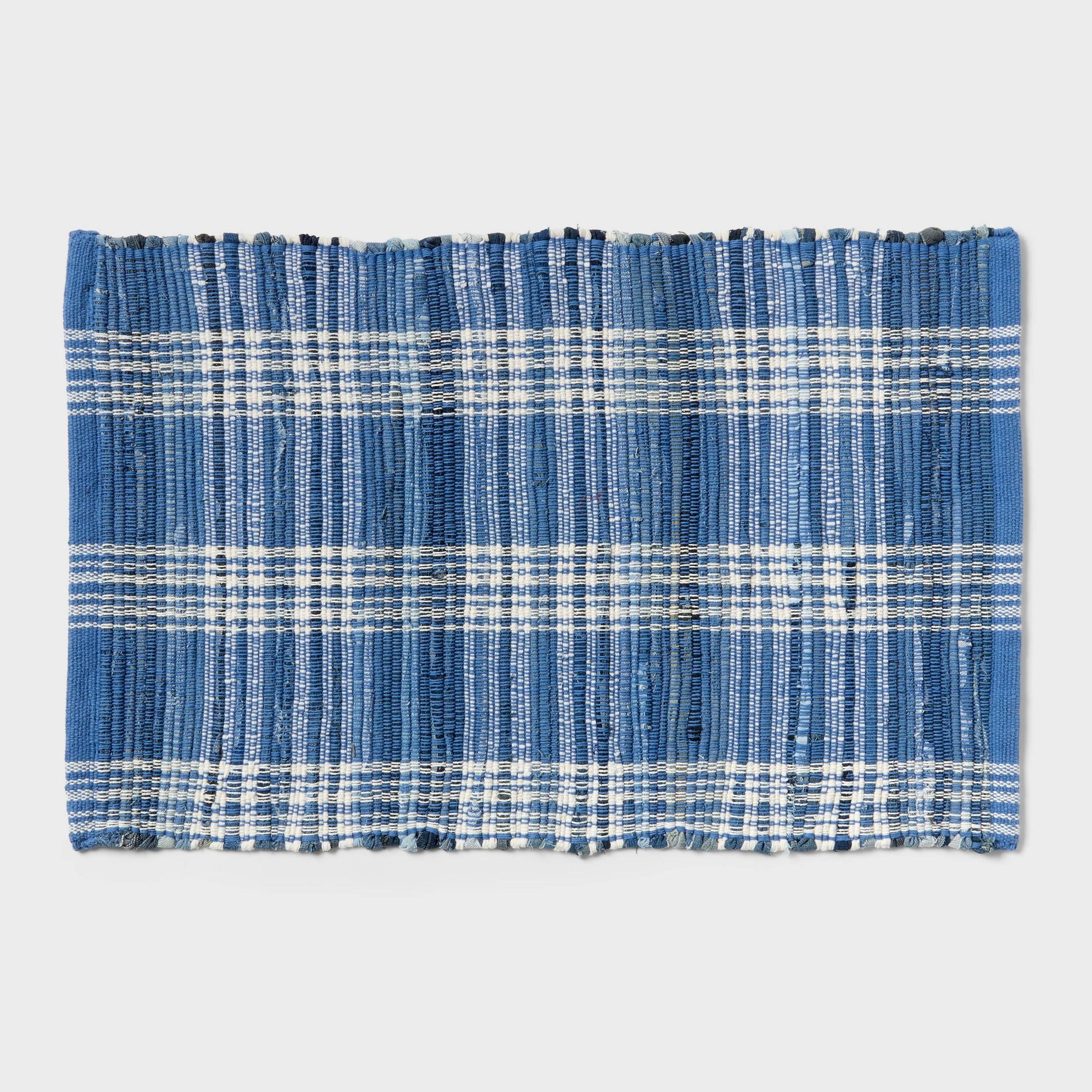 20"x30" Americana Denim Bath Rug Blue - Threshold™