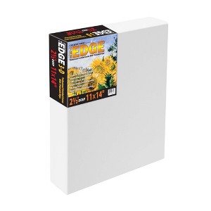 The Edge All Media Professional Triple-Primed Cotton Canvas 2.5" Deep, 9 Pack of Pre-Stretched Canvases for Painting with Paintable Edges - 1 of 4