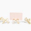 Love x June 4ct Gold Bow Place Card Holders - 2 of 3