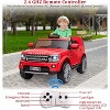 12V Licensed Land Rover Kids Ride On Truck, Electric Car w/Remote, 3 Speeds, Suspension, LED Lights, Bluetooth Music - 3 of 4