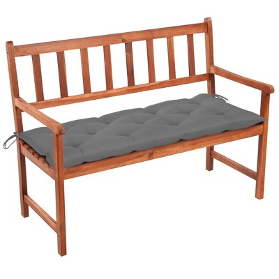 Patio Bench with Cushion 47.2" Solid Acacia Wood vidaXL