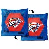 NBA Oklahoma City Thunder Firm Density Connector Velvet Reverse Pillow - 3 of 3