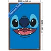 Trends International Disney Lilo and Stitch - Giant Face Smile Framed Wall Poster Prints - 3 of 4