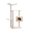 Armarkat Real Wood Premium Scots Pine 54-Inch Cat Tree with Three Levels, Perch, Condo - 2 of 4
