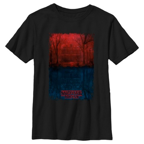 Boy's Stranger Things Creel Household In The Upside Down T-shirt : Target