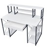 NicBex 47 Inch Computer Home Office Desk with 1 Drawer,2 Top Shelves and 4 Bottom Shelves - 4 of 4