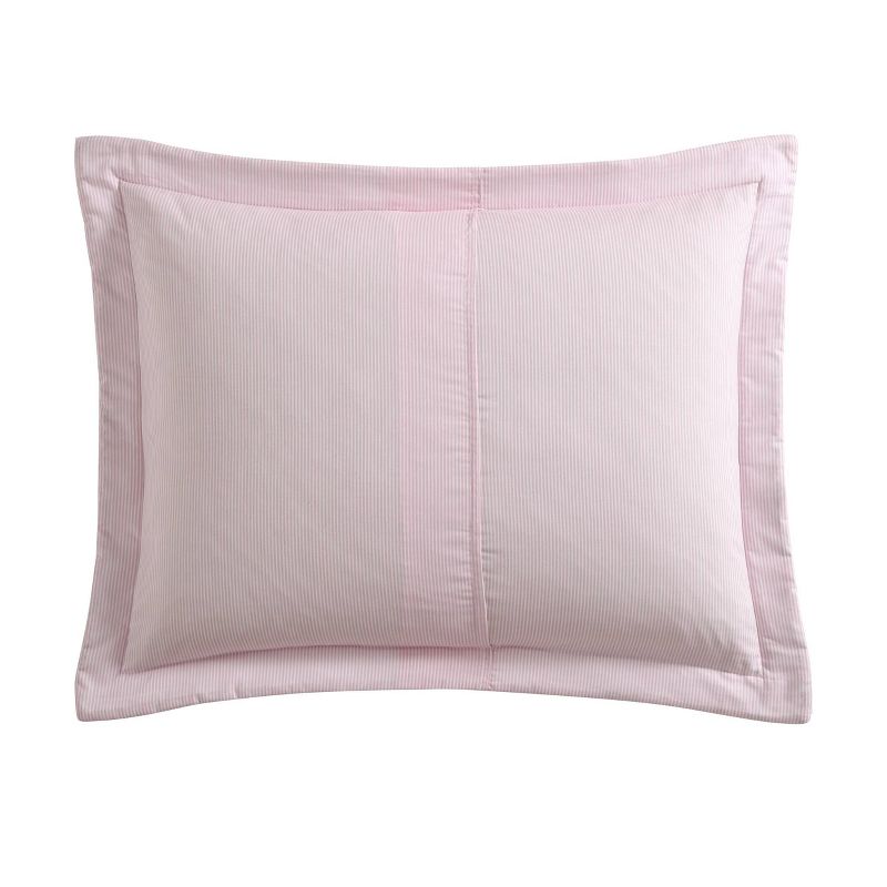 Laura Ashley Rowena 100% Cotton Pillow Sham Pink, 3 of 4