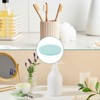 Unique Bargains Diatomite Water Absorbent Non-Slip Soap Dish Drying Mats 4" x 4" 5 Pcs - 4 of 4