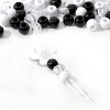 Camryn's BFF Medium Hair Beader Set - Black/Clear/White - 50pk - 3 of 4