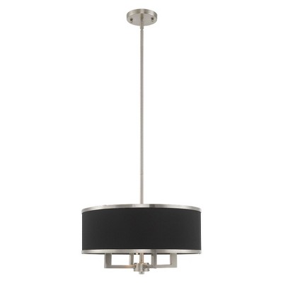 Livex Lighting Park Ridge 4 - Light Chandelier in  Brushed Nickel