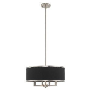 Livex Lighting Park Ridge 4 - Light Chandelier in  Brushed Nickel - 1 of 4