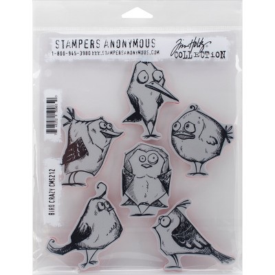 Tim Holtz Cling Stamps 7"X8.5"