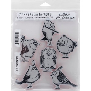 Tim Holtz Cling Stamps 7"X8.5" - 1 of 3