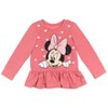 Disney Minnie Mouse Mickey Mouse T-Shirt and Leggings Outfit Set Infant to Big Kid - 2 of 4