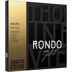 Thomastik violin strings Rondo Gold E Carbon steel, gold-plated RG01AU - 1 of 1