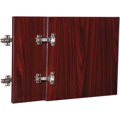 Lorell Hutch Door Kit 14"x1"x16" Mahogany 59572