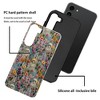 BONGEEK Case Compatible with Samsung Galaxy S23 Plus,Scratch Resistant Hybrid 2-Layer Hard Shell Bright Phone Case, Bloom Floral Halloween - 2 of 4