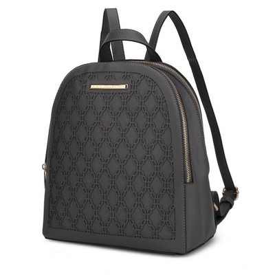 MKF Collection Sloane Vegan Leather Multi compartment Backpack by Mia K