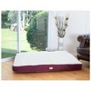 Armarkat M02HJH/MB-XXL Double Extra Large Pet Bed Mat With Poly Fill Cushion And Removable Cover, In Ivory & Burgundy, - 2 of 4
