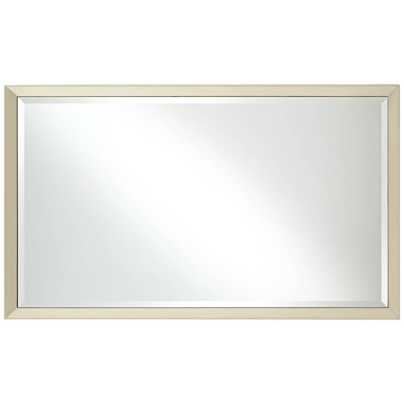 Noble Park Le'Maille Rectangular Vanity Decorative Wall Mirror Modern Beveled Glass Shiny Soft Gold Wood Frame 24" Wide for Bathroom Living Room Home, 5 of 10