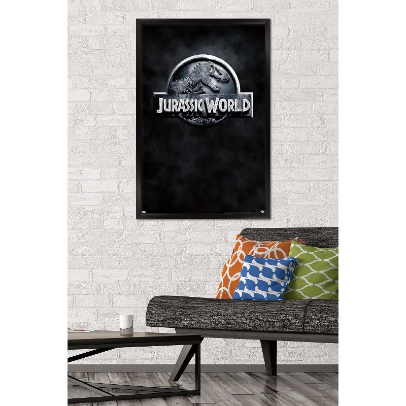 Trends International Jurassic World - Logo Framed Wall Poster Prints, 2 of 7