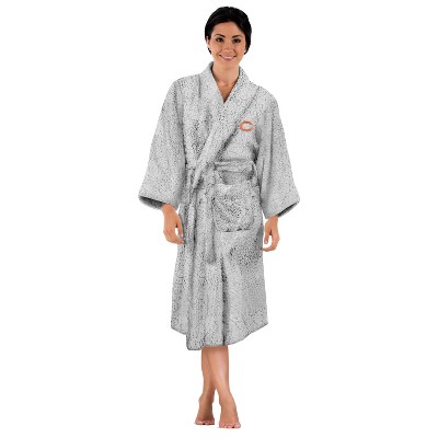 Nfl Chicago Bears Women's Faux Shearling Bathrobe : Target