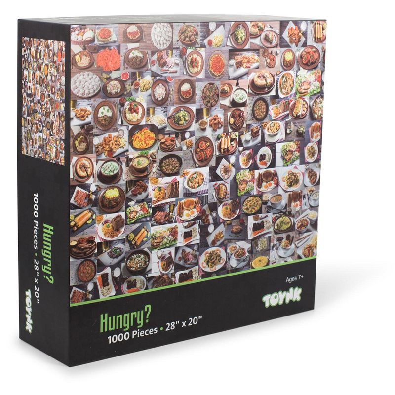 Toynk Hungry? Food Puzzle | 1000 Piece Jigsaw Puzzle | Family Game Night, 2 of 8