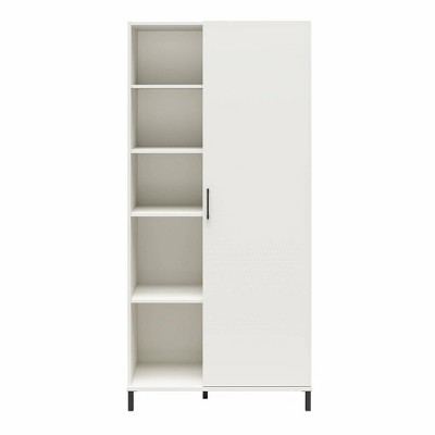 36" Vario 1 Door Wide Storage Cabinet White - Room & Joy