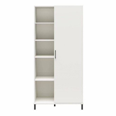 36" 1 Wide Storage Cabinet White - Room & : Target
