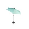 KWPZQEB 9' Outdoor Patio Umbrella, Outdoor Table Umbrella, Yard Umbrella with 6 Sturdy Ribs, Push Button Tilt and Crank (Base Not Included) - 3 of 4