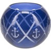 Pavilion Gift Company - Blue Anchor - 5" Round Votive Holder - Candle Holders - 4 of 4
