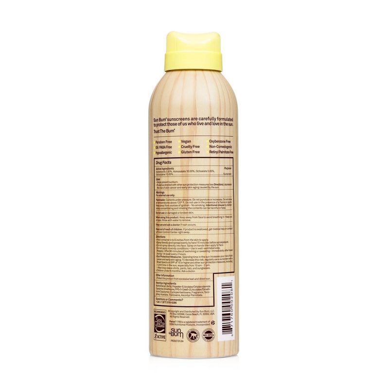 Sun Bum Original Sunscreen Spray - SPF 70 - 6oz, 3 of 6
