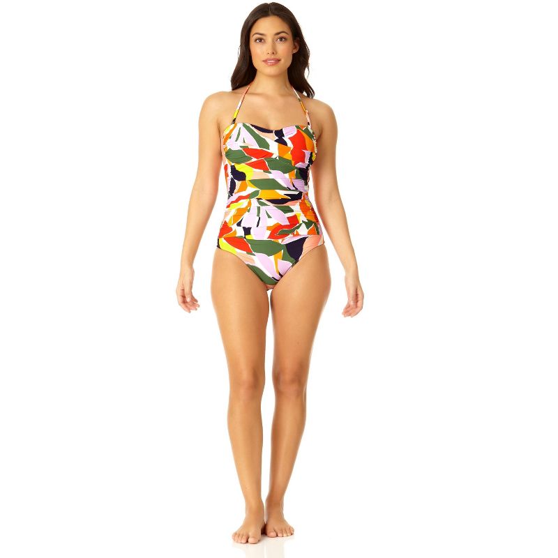 Anne Cole - Women's Twist Front Shirred One Piece Swimsuit, 4 of 9