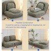 CAVINAS Bean Bag Chair Lazy Sofa Couch with 5 Adjustable Position, Space Saving Design for Living Room - 2 of 4