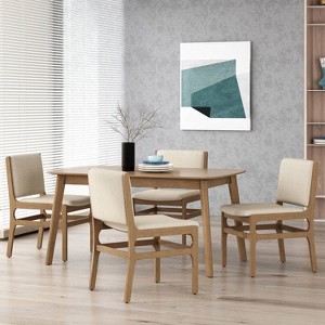 Christopher Knight Home Set of 4 Coston Upholstered Dining Chairs - 1 of 4