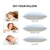 Peace Nest 2 Pack Rayon Derived from Bamboo Shredded Memory Foam Cooling Pillow, Breathable Cover with Zipper - 2 of 4