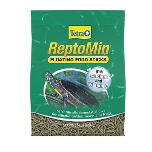 Tetra Floating Food Sticks for Aquatic Turtles, Newts and Frogs Fish Flavor Dry Reptile Food - 2.64lbs - 1 of 4