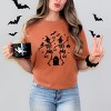 Two Skeletons Dancing Grave - Garment Dyed Tee - 3 of 3